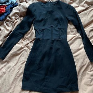 Black Long Sleeve Zara Mini Dress